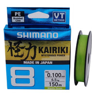 SHIMANO Kairiki 8 150m Mantis Green
