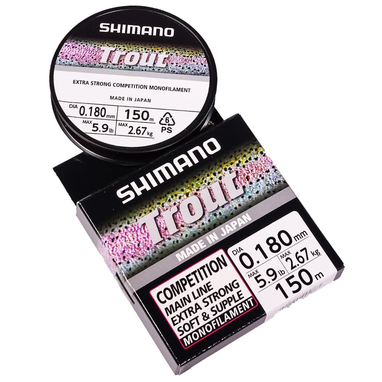 SHIMANO Line Trout Competition 150m Red