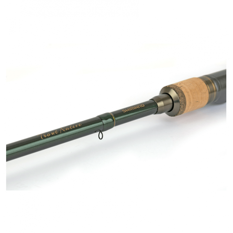 shimano 2pc spinning rod Shimano Trout Native Spinning SP Rod 2.29m 3-12g 2pc – MatchFishing