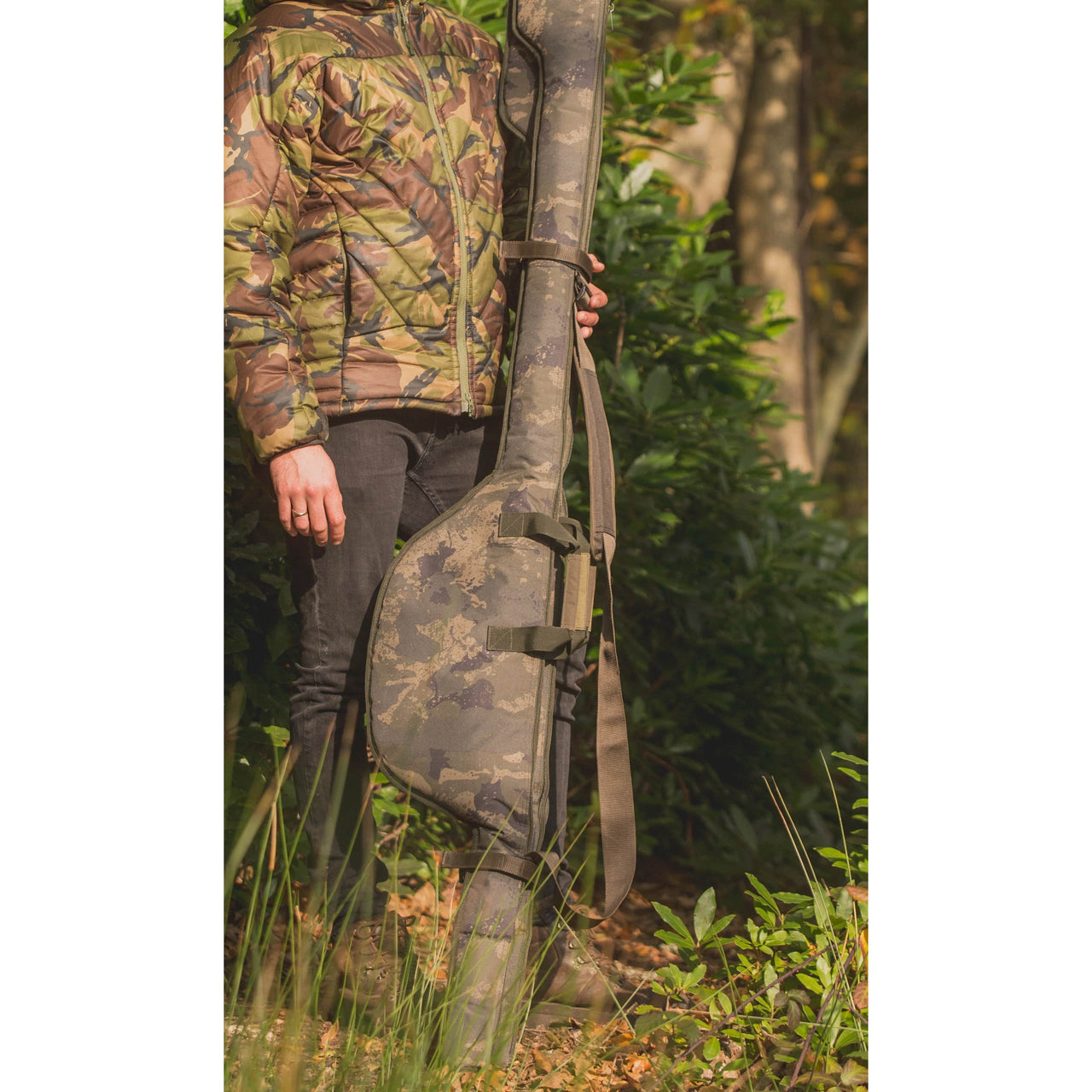 SOLAR NEW Carton Undercover Camo Single Rod Sleever 12ft