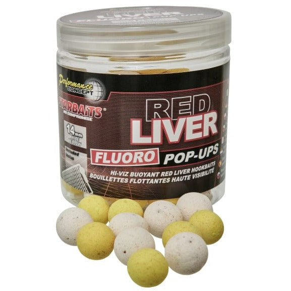 Starbaits PC Red Liver Fluo Pop Up