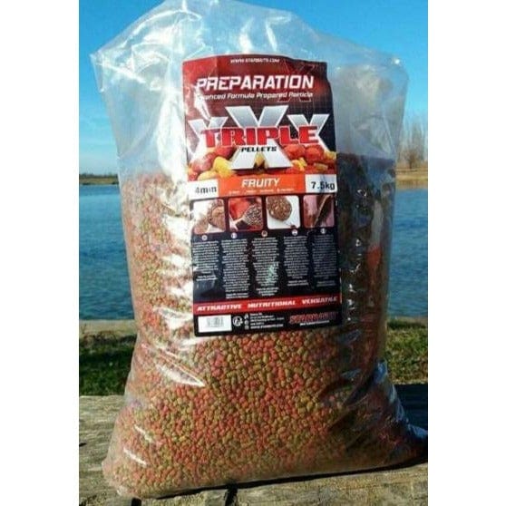 Starbaits Prep X triple x Pellets Fruty 4mm - 7.5kg