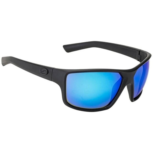 STRIKE KING S11 Optics Clinch Matte Black Frame Multi Layer White Blue Mirror Gray Base Lens