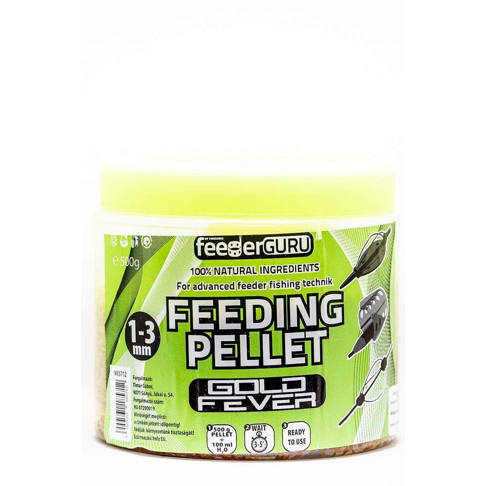 Timar Mix Feeder Guru Gold Fever 500g Feeding Pellet 1-3mm 500g - MX5712