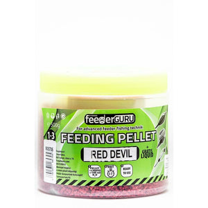 Timar Mix Feeder Guru Red Devil 500g Feeding Pellet 1-3mm 500g - MX5705